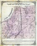 Township 4 North, Range 9 West, Mississippi River, Long Lake, Chouteau Slough, Madison County 1873